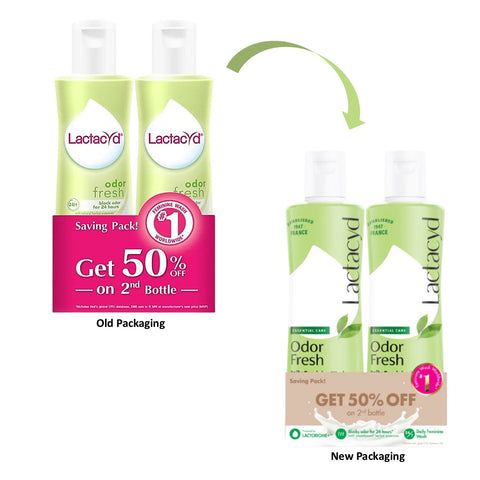 Lactacyd Odor Fresh Feminine Hygiene Wash 2x250mL