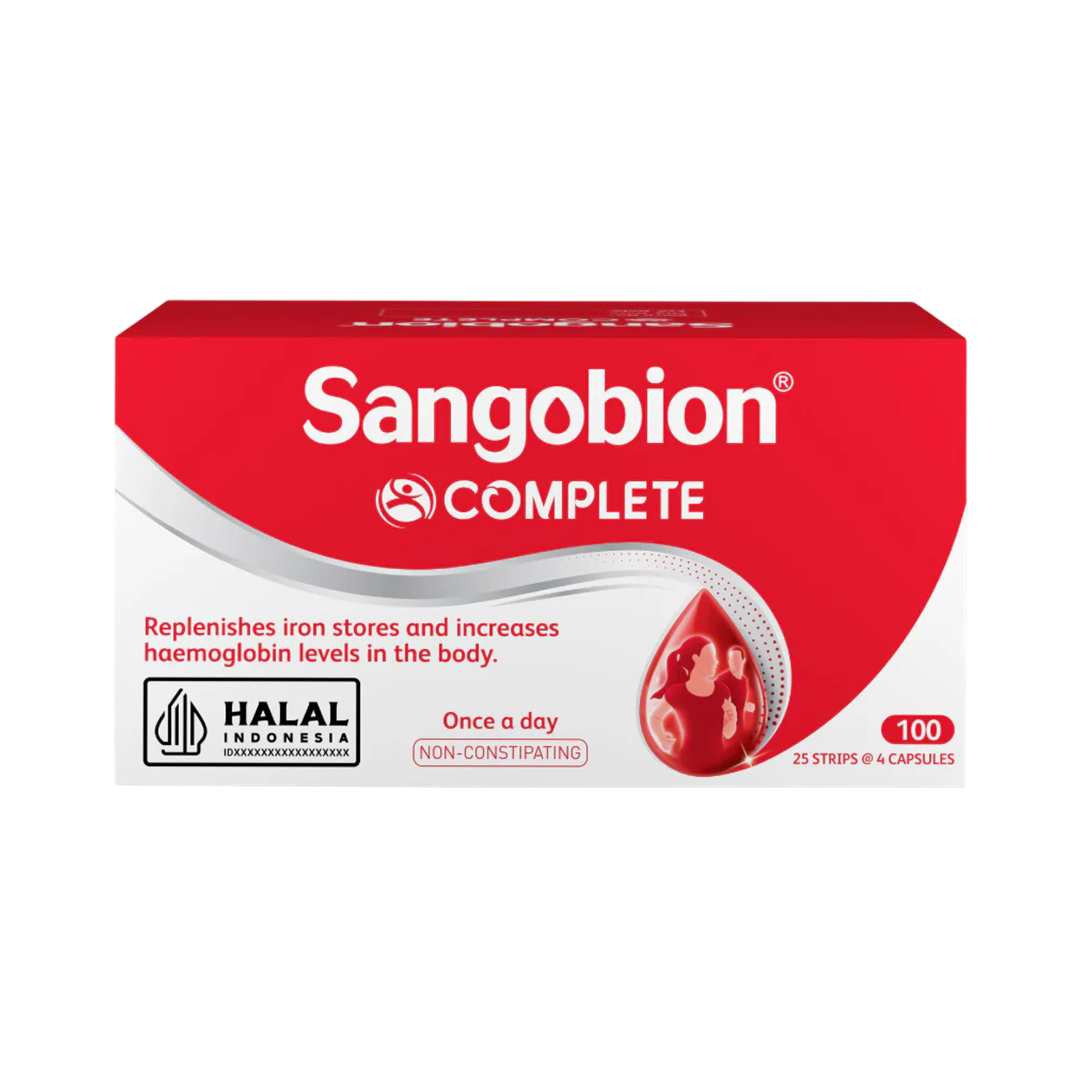 Sangobion Complete Capsule 25x4's (Replenishes Iron Stores)