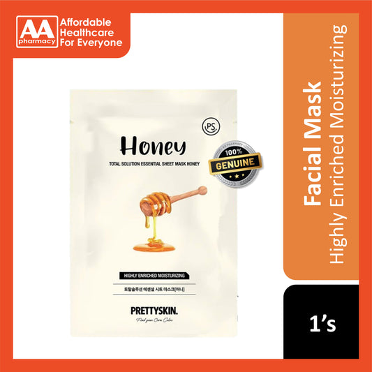 Pretty Skin Total Solution Essential Sheet Mask (Honey) 1's