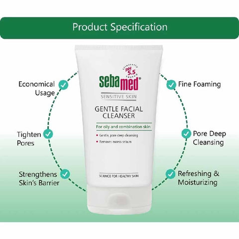 Sebamed Gentle Facial Cleanser (Oily & Combination Skin) 150mL