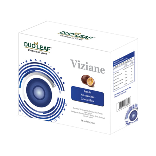 Duoleaf Viziane (Botanical Beverage Mix Passion Fruit Powder with Lutein) Sachet 2gx28's