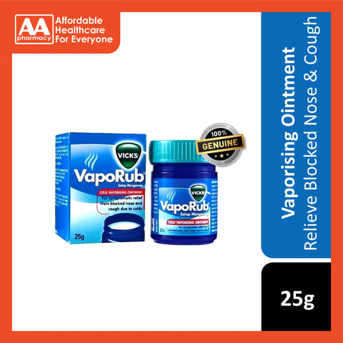 Vicks VapoRub 25g (Vaporising Ointment)