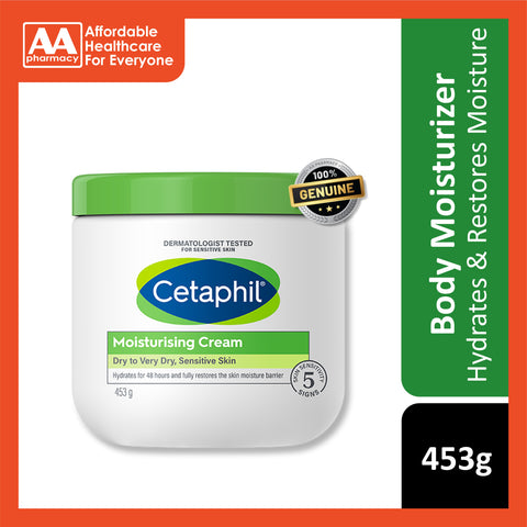 Cetaphil Moisturizing Cream For Face & Body 453g