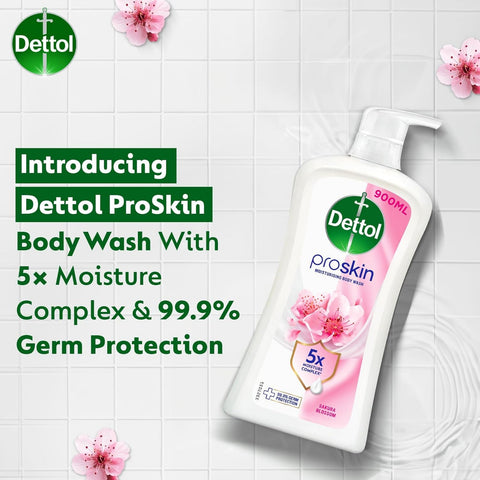 Dettol ProSkin Moisturising Body Wash (Sakura Blossom) 900g