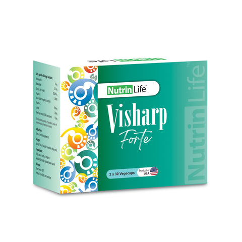 NutrinLife Visharp Forte Vegecapsule 2x30's [Improved Formulation]