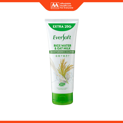 EverSoft Rice Water and Oat Milk (Moisturizing and Calming) Cleansing Foam 195g