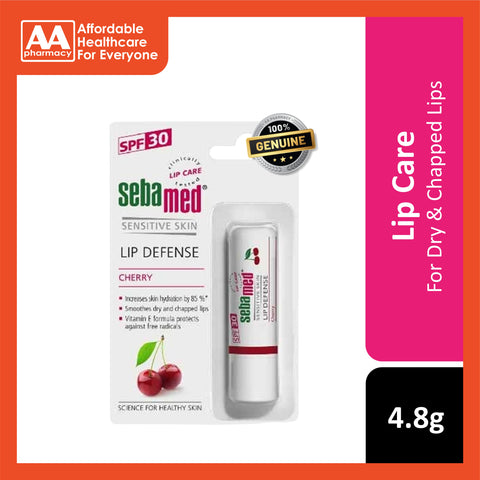 Sebamed Lip Defense with SPF 30 (Cherry) 4.8g