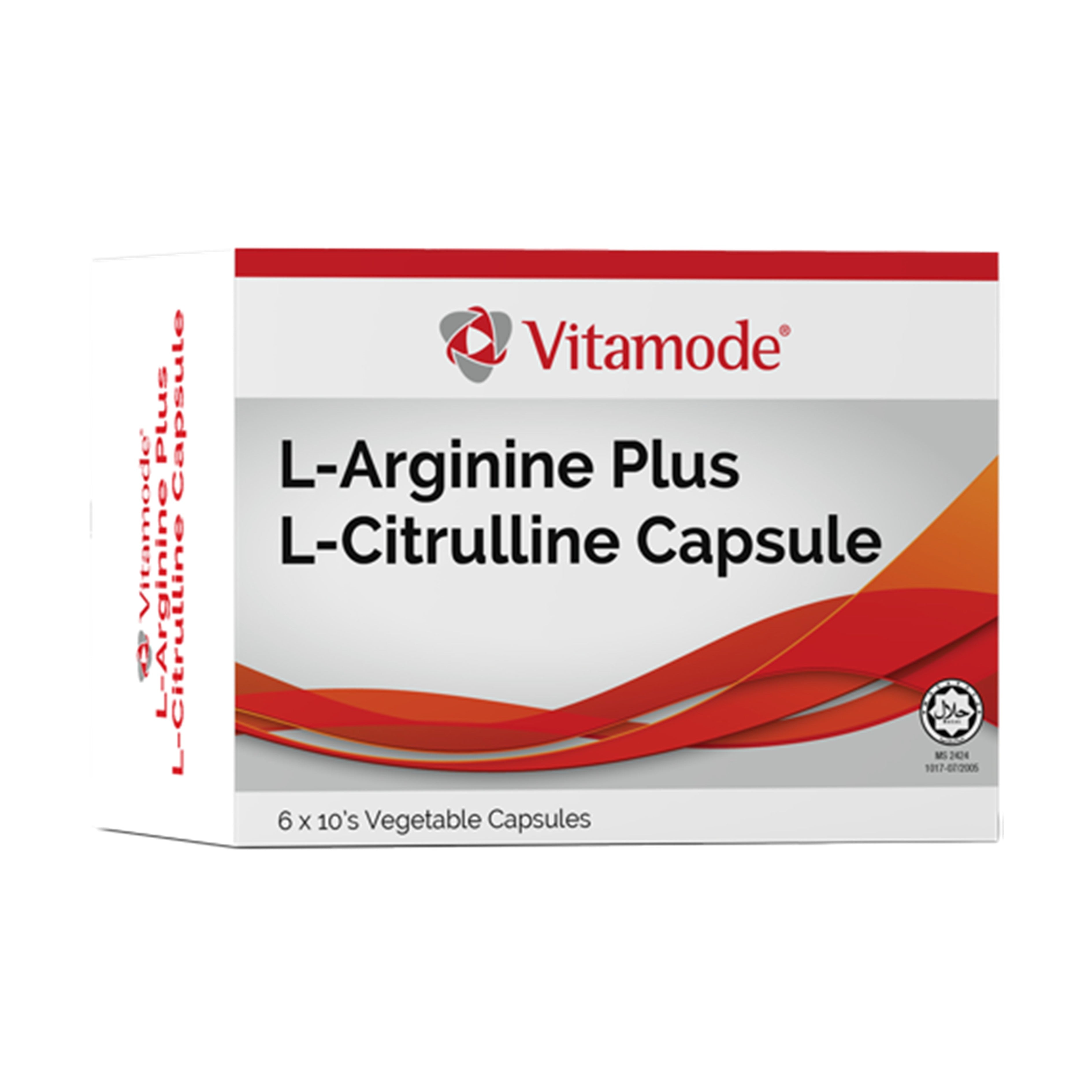 Vitamode L-Arginine Plus L-Citrulline Vegecapsule 6x10's