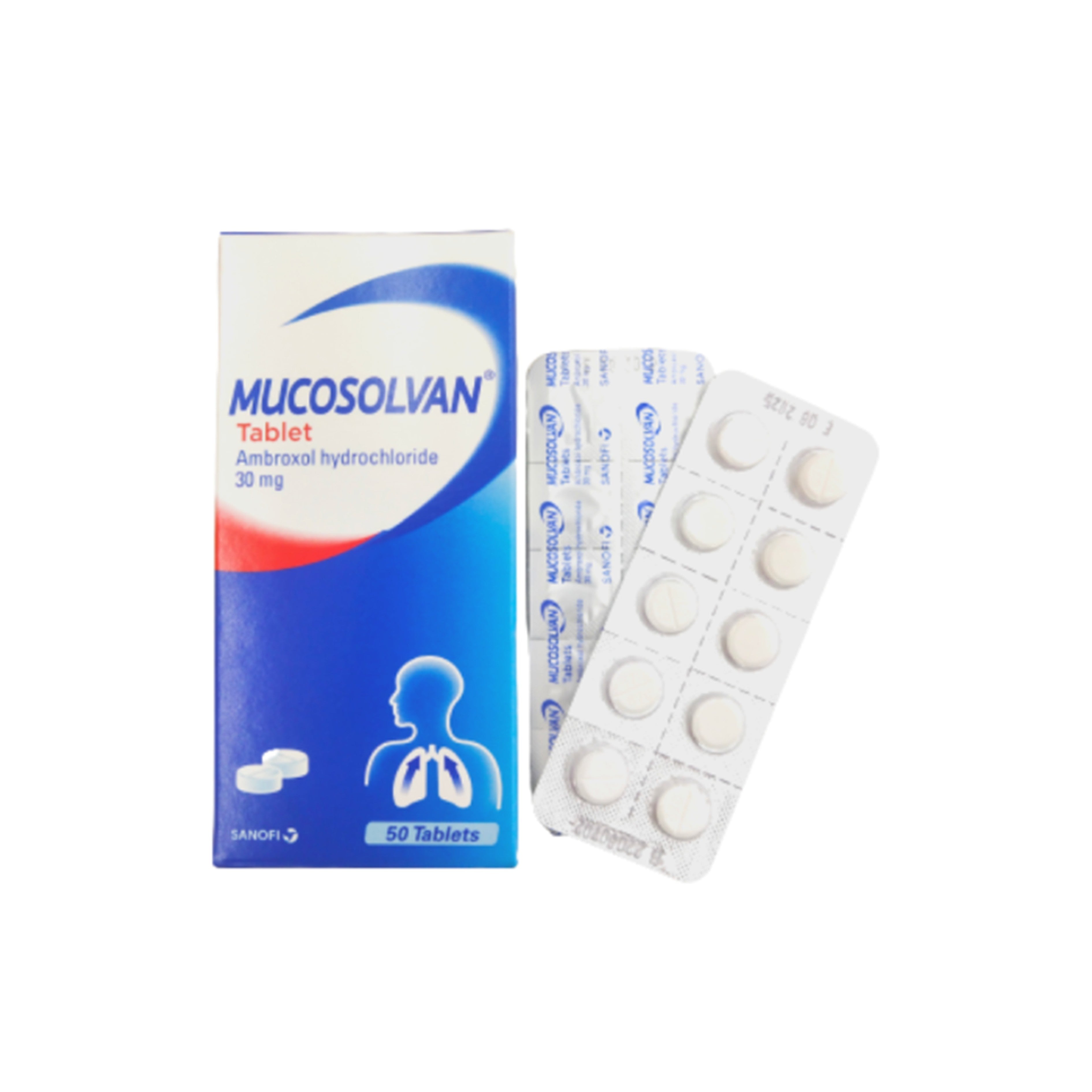 Mucosolvan (Ambroxol Hydrochloride) 30mg Tablet 5x10's