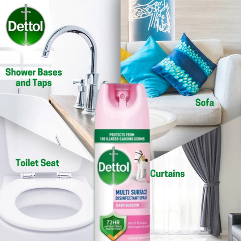 Dettol Multi-Surface Disinfectant Spray (Baby Blossom) 450mL