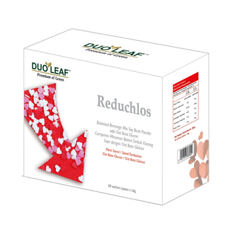 Duoleaf Reduchlos (Botanical Beverage Mix Soy Bean Powder with Oat Beta Glucan) Sachet 10gx28's