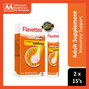 Flavettes Flazz Guard Vitamin C 1000mg Effervescent Tablet 2x15's (Passion Fruit Flavour)
