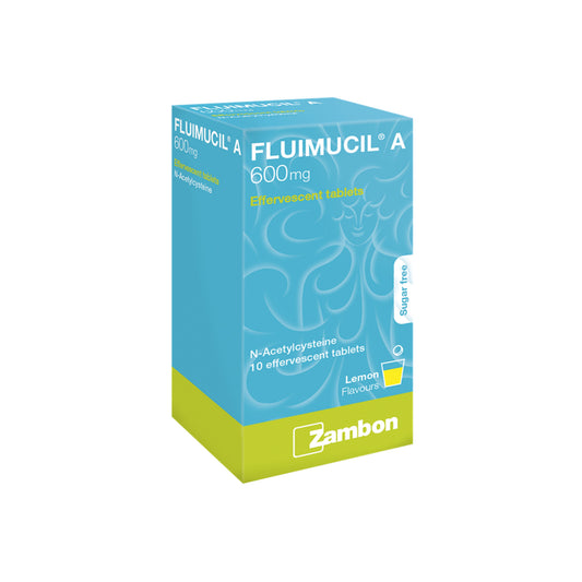Fluimucil A 600mg Effervescent Tablet 10's