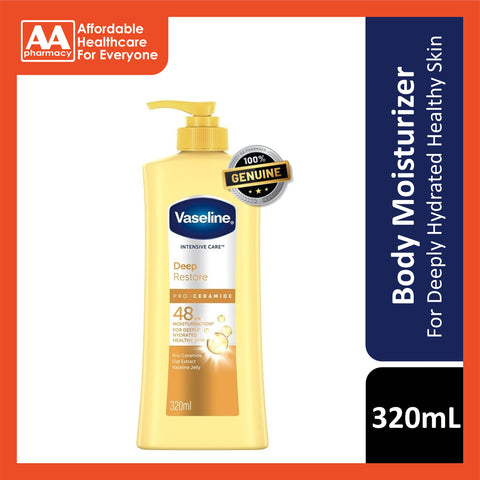 Vaseline Intensive Care Deep Restore Pro-Ceramide Body Moisturizer 320mL