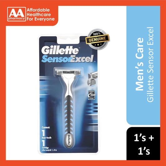 Gillette Sensor Excel (1 Handle, 1 Cartridge)
