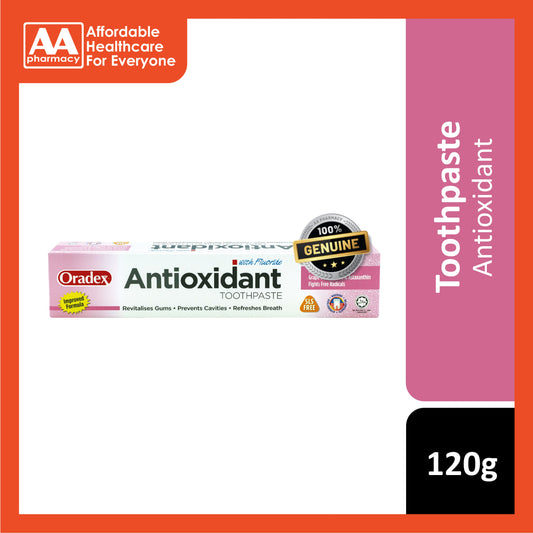Oradex Antioxidant with Fluoride Toothpaste 120g