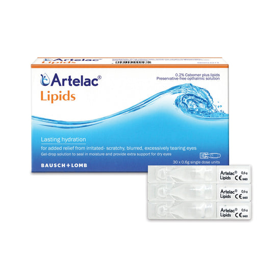 Artelac Lipids Eye Gel in Convenient Single-Dose Unit 0.6gx30's