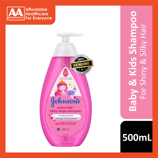 Johnson's Active Kids (Shiny Drops) Shampoo 500mL