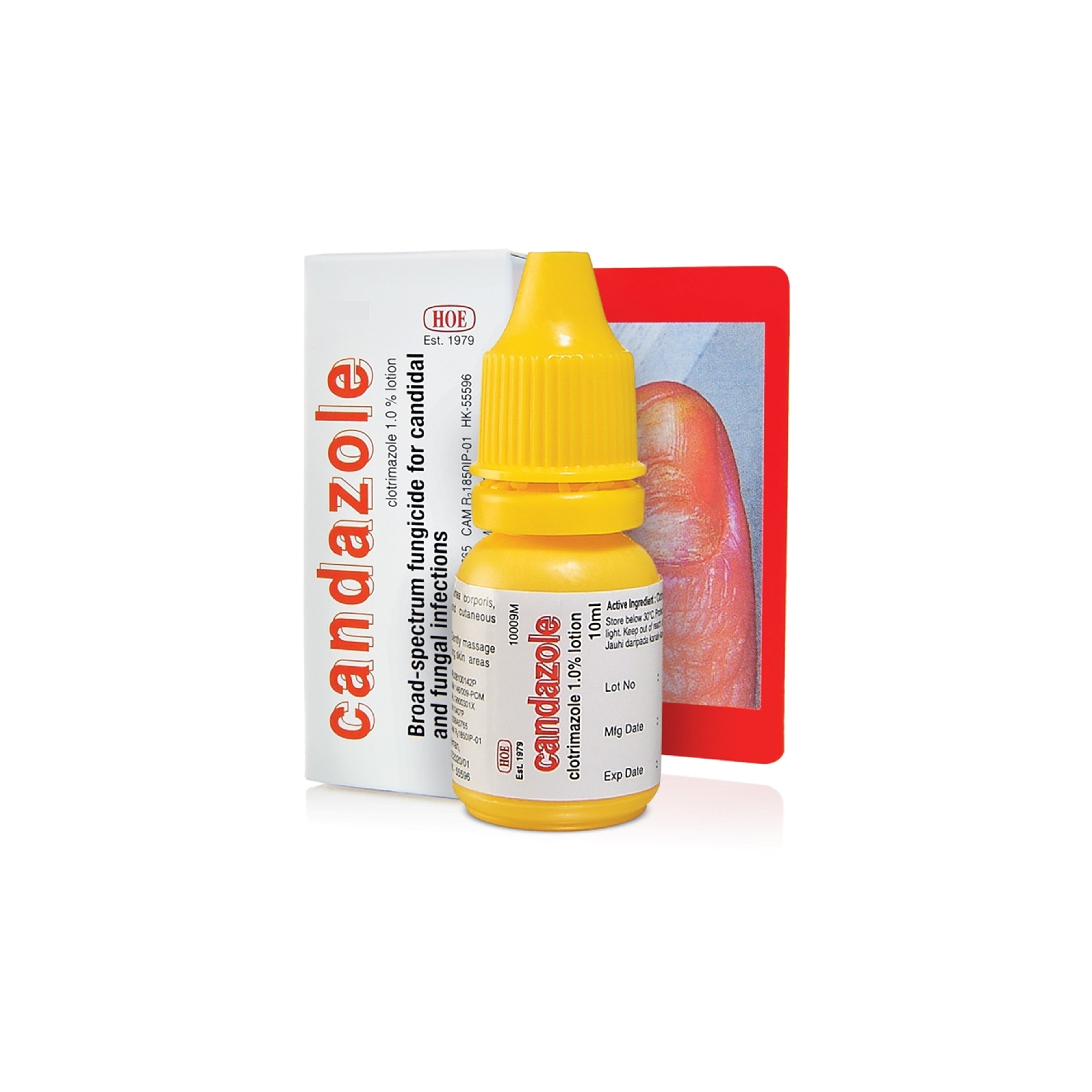 Candazole (Micronised Clotrimazole 1% w/v) Lotion (10ml) - Broad Spectrum Fungicide