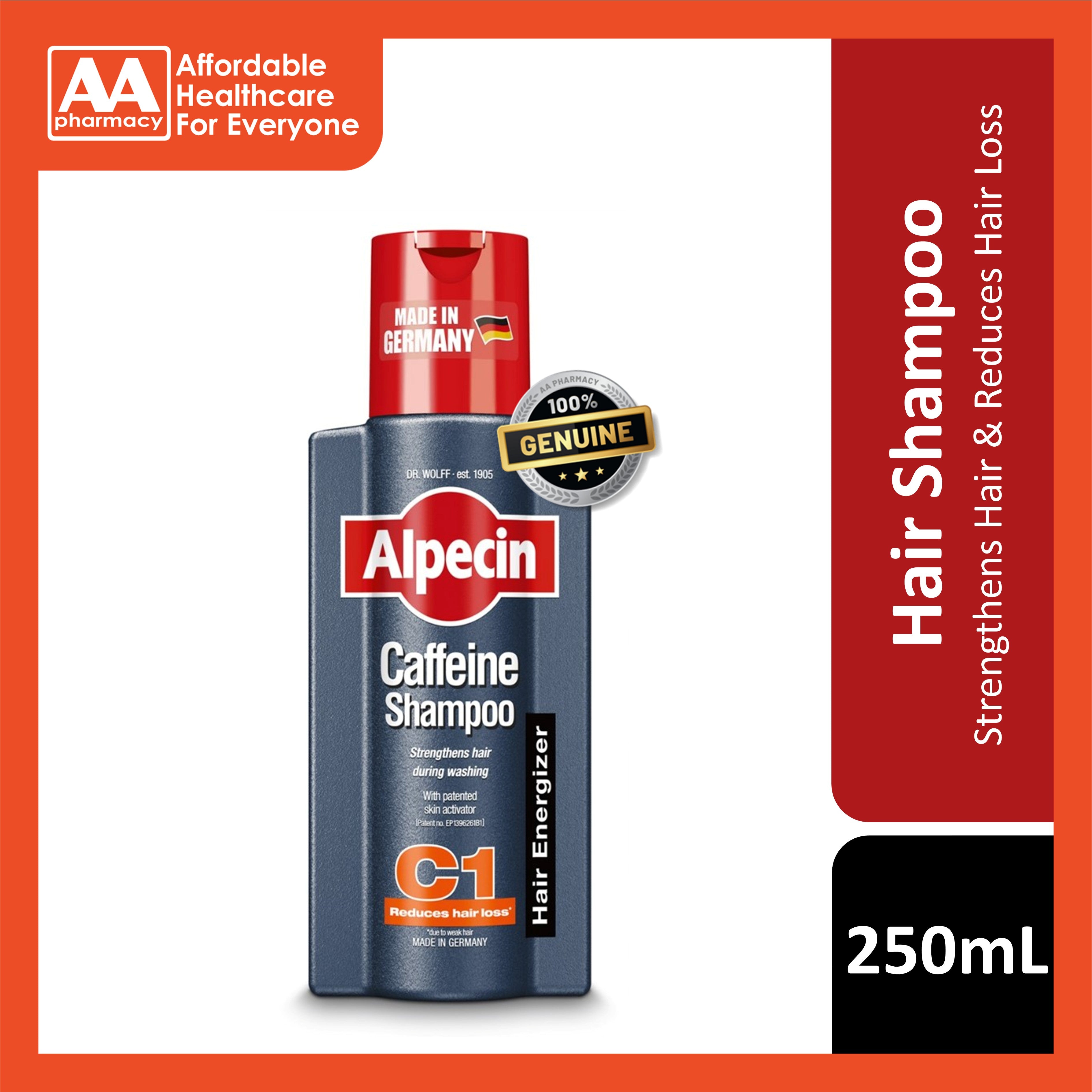 Alpecin C1 Caffeine Shampoo 250mL