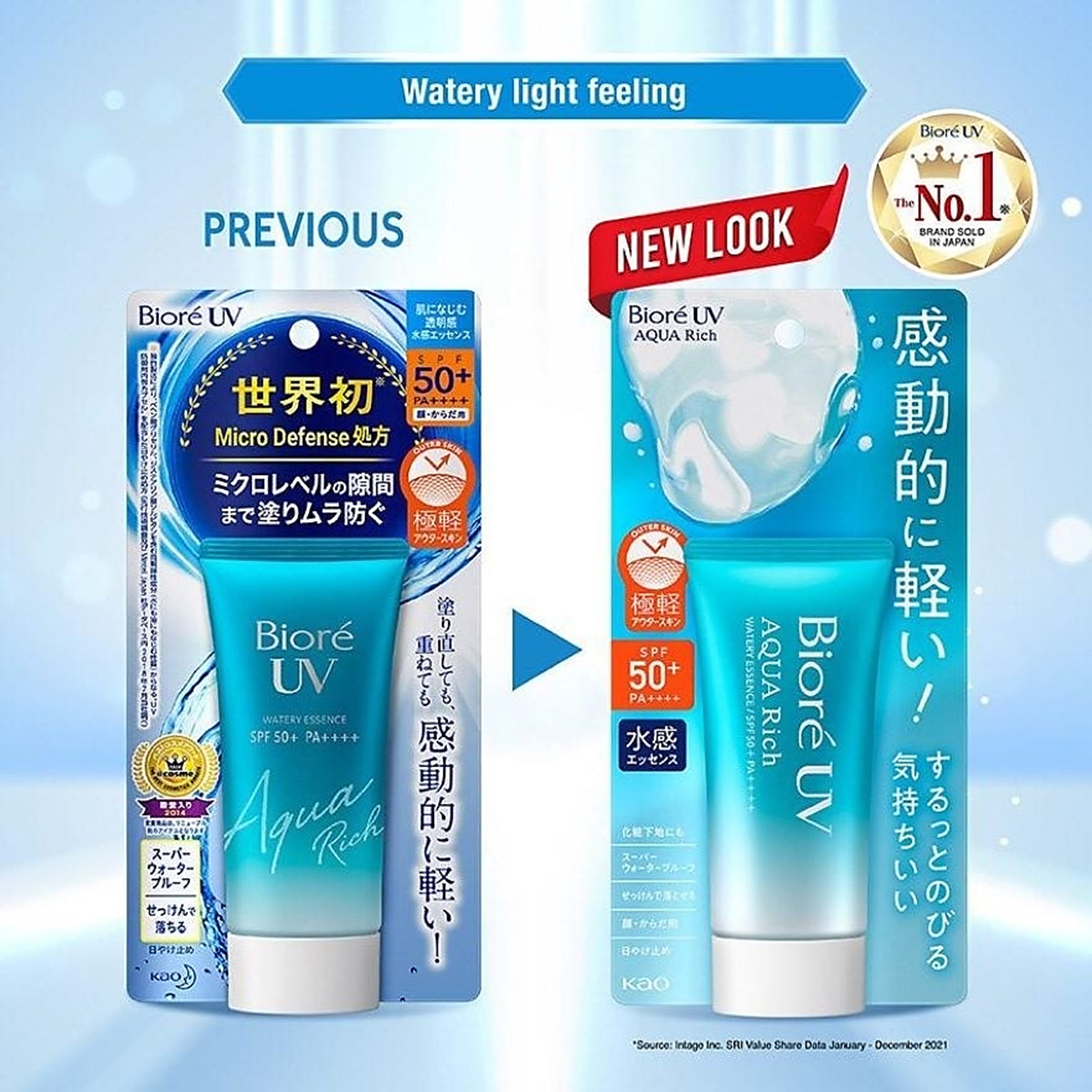 Bioré UV Aqua Rich Watery Essence SPF50+ PA++++ 50g