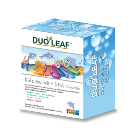 Duoleaf Kidz Multivitamins + DHA Chewable Tablet 2x30's