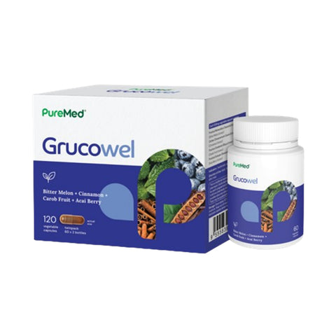 PureMed Grucowel Vegecapsule 2x60's