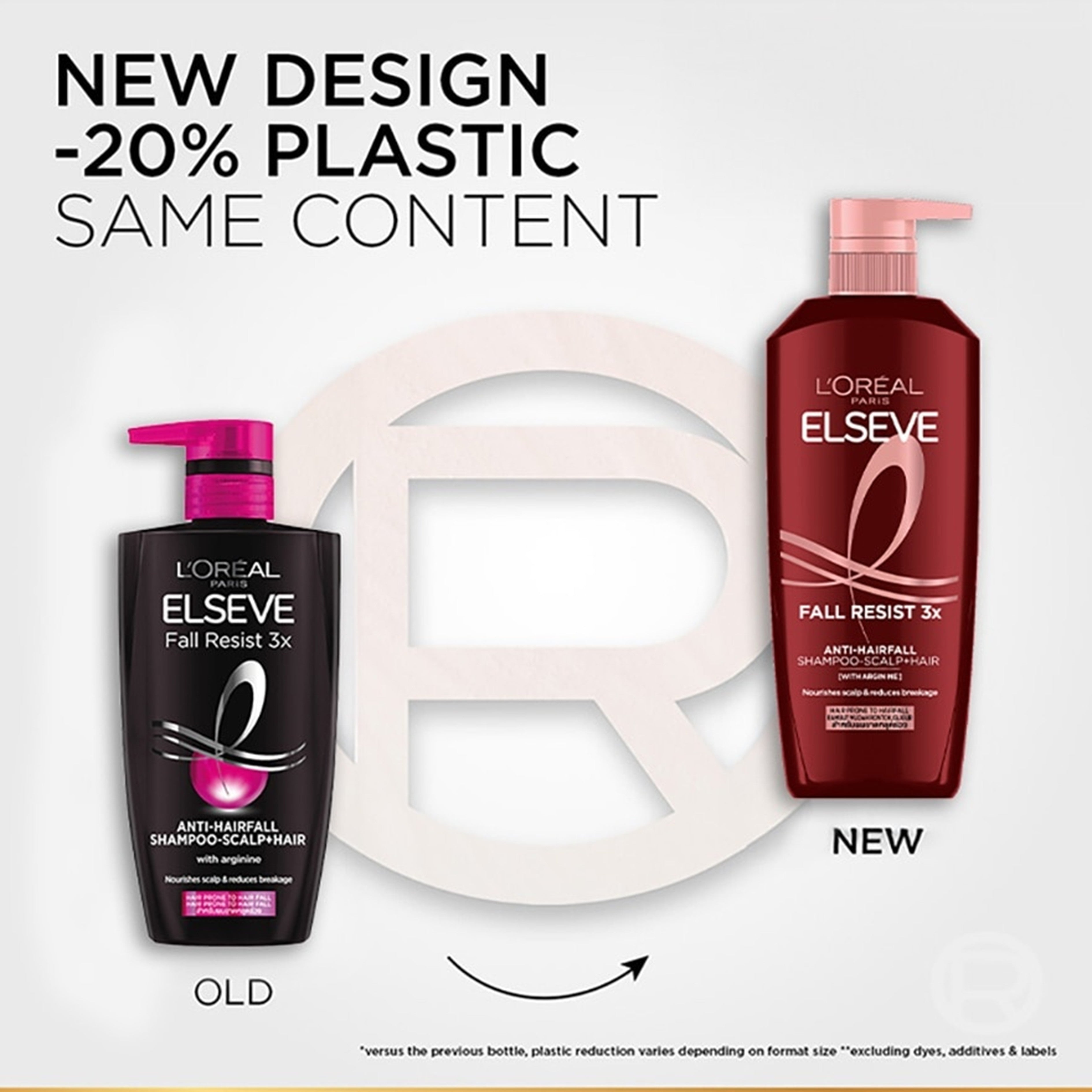 L'Oréal Paris Elseve Fall Resist 3x Anti-Hair Fall Shampoo 620mL