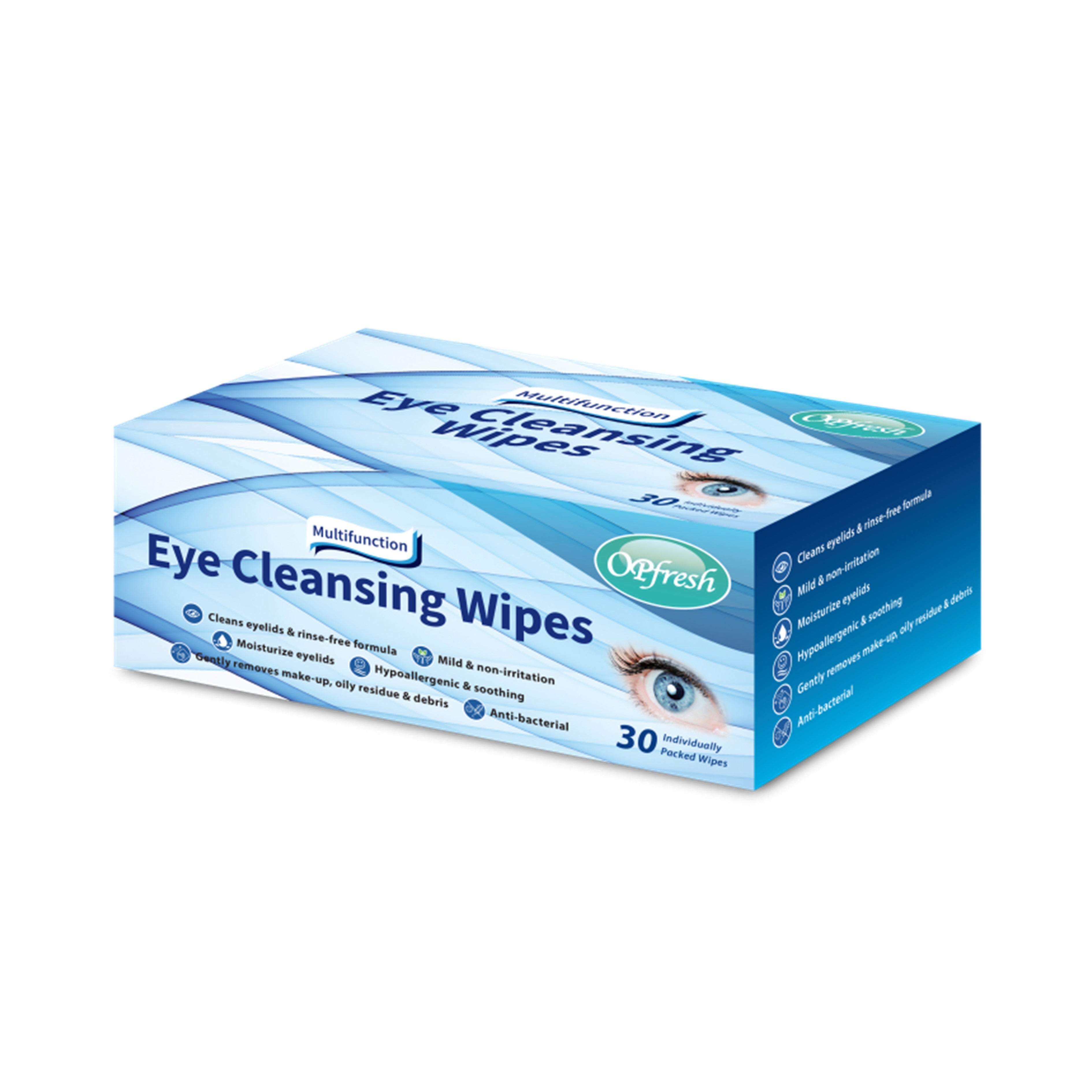 OPfresh Multi Action Eye Cleansing Wipes 30's