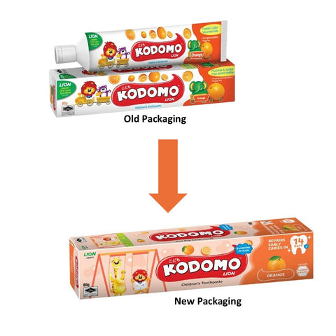 Kodomo Lion Children's Toothpaste (Orange) 80g