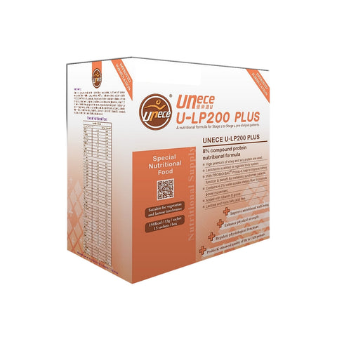 Unece U-LP200 Plus 8% Compound Protein Nutritional Formula Sachet 33gx15's (For Pre-Dialysis Patients)