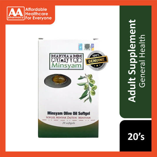 Minsyam Olive Oil Softgel Capsule 20's