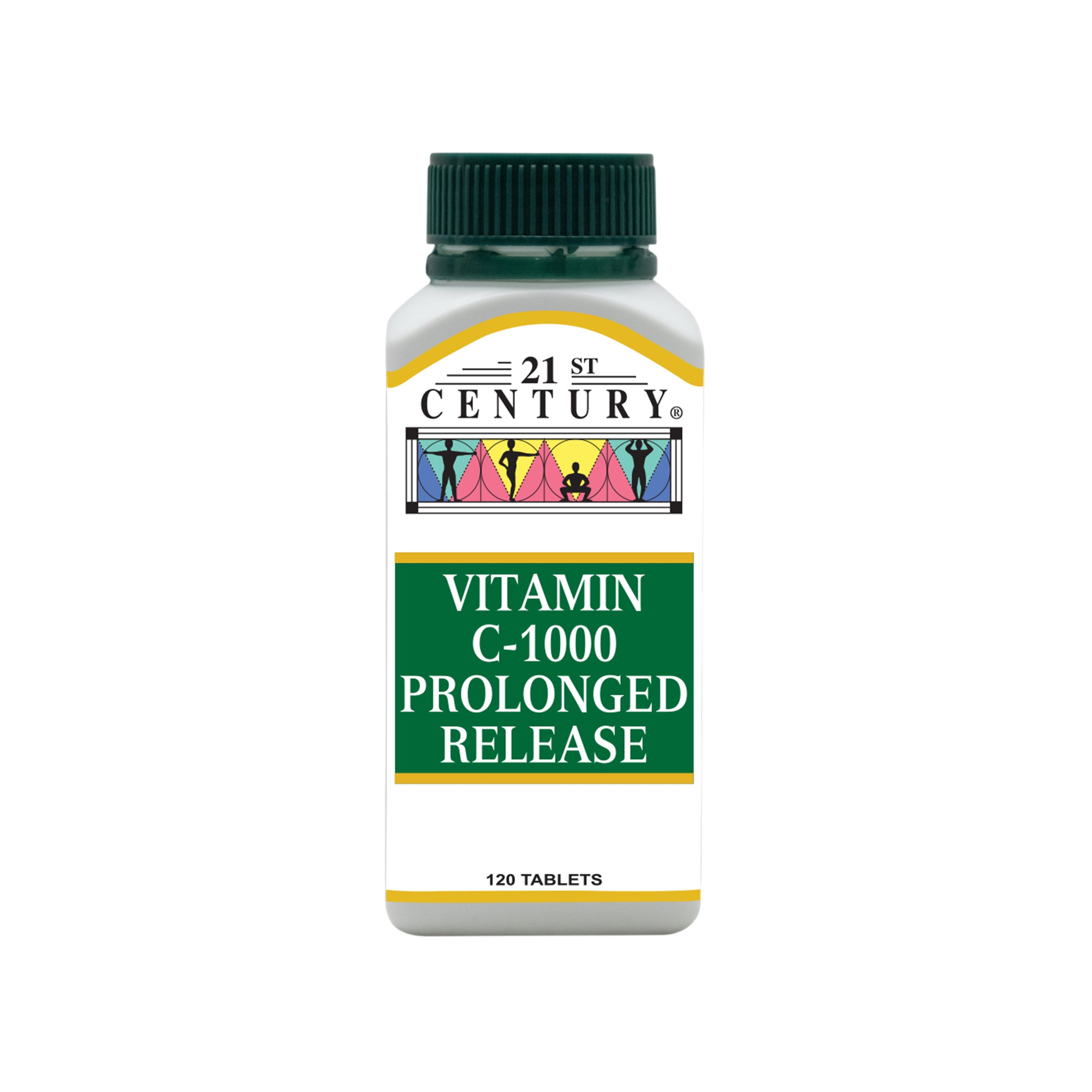 21st Century Vitamin C-1000mg Prolonged Release Tablet (120's)