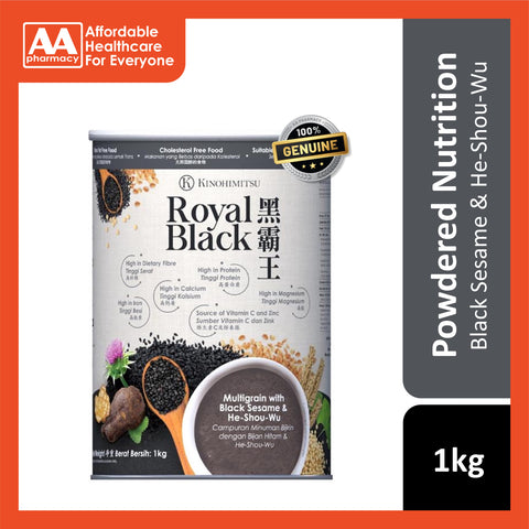 Kinohimitsu Royal Black (Mixed Multigrain with Black Sesame and He-Shou-Wu) 1kg