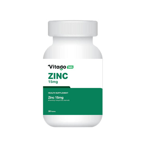 Vitago365 Zinc 15mg Tablet 30's