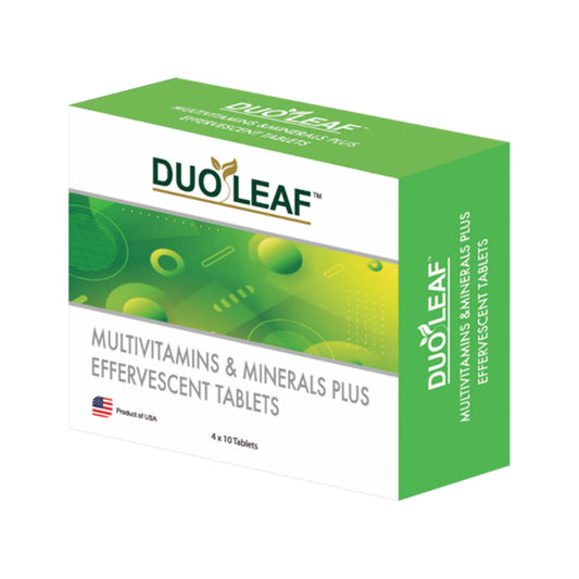 Duoleaf Multivitamins and Minerals Plus Effervescent Tablet 4x10's