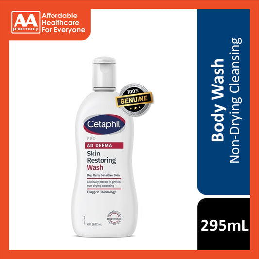 Cetaphil PRO AD Derma Skin Restoring Wash 295mL