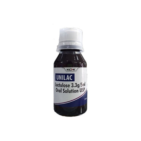 KCK Unilac Lactoluse 3.35g/5mL Oral Solution USP 100mL