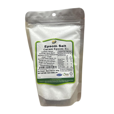 Lohas/Eco Action Organic Epsom Salt 500g (New Packaging)