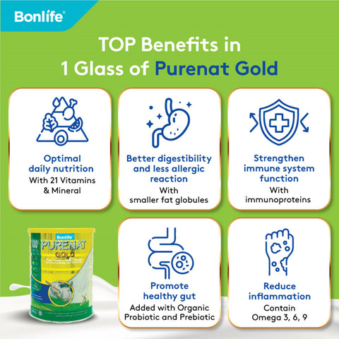 Bonlife Purenat Gold Goat Milk Powder 800g