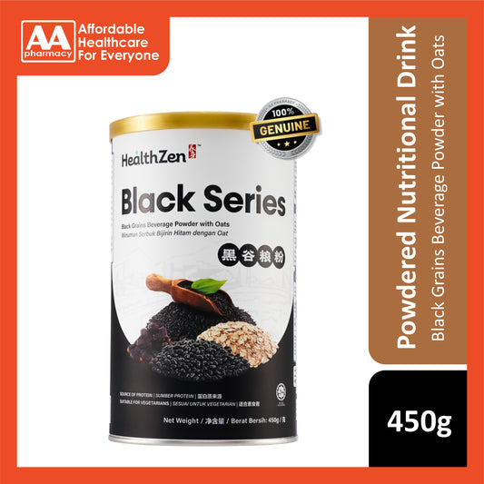 HealthZen Black Series (Black Grain Beverage Powder With Oats) 450g