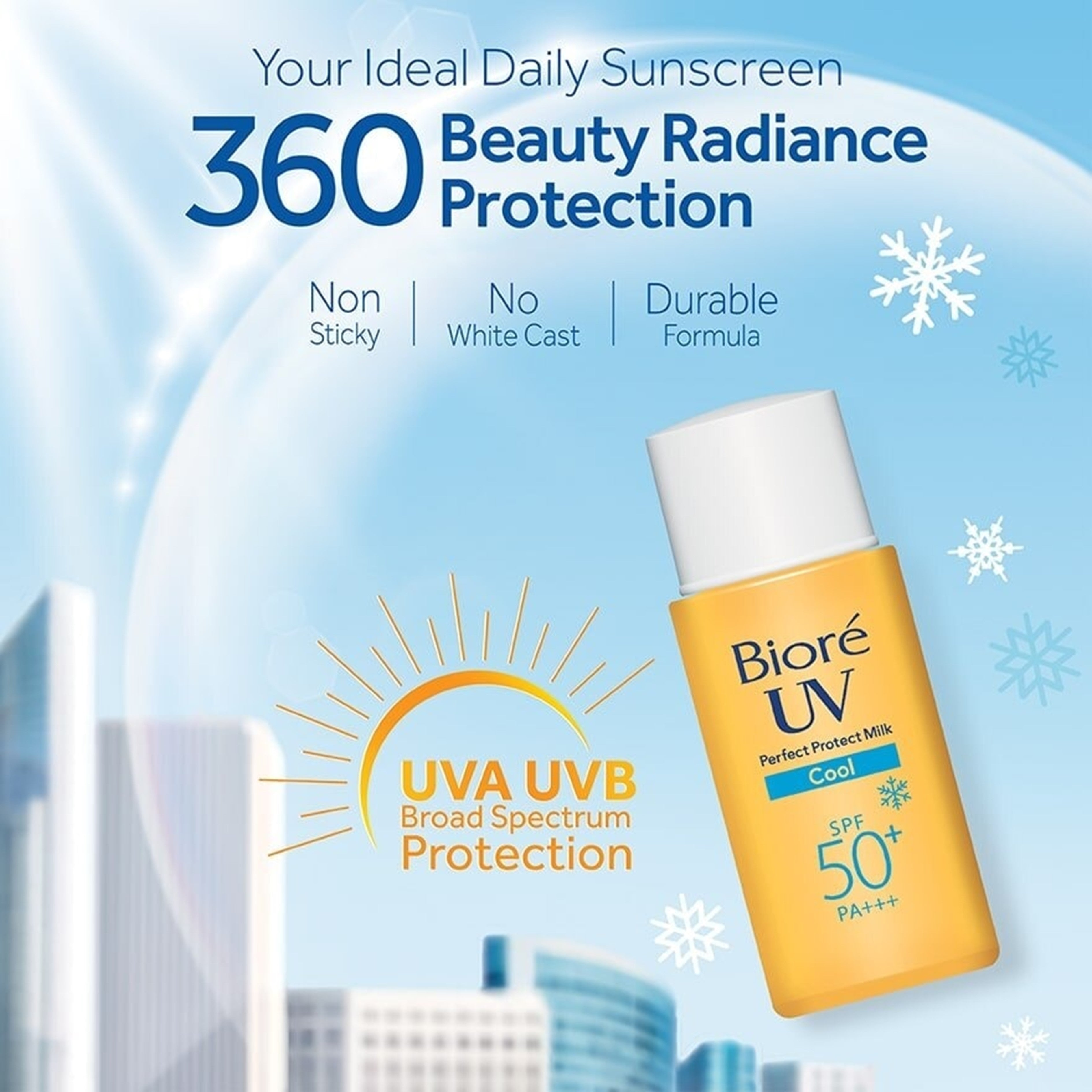 Bioré UV Perfect Protect Milk (Cool) SPF50+ PA+++ 25mL