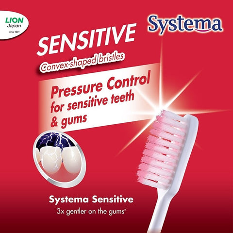 Systema Toothbrush Sensitive 3 Pcs (Super Value Pack)