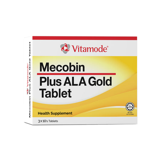 Vitamode Mecobin Plus ALA Gold Tablet 3x10's