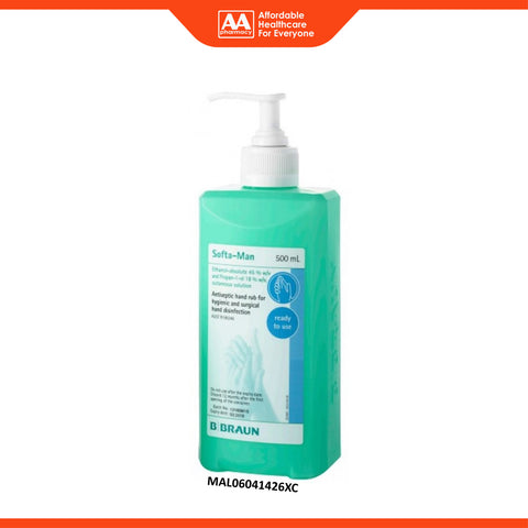B. Braun Softa-Man Cutaneous Solution Hand Disinfectant 500mL