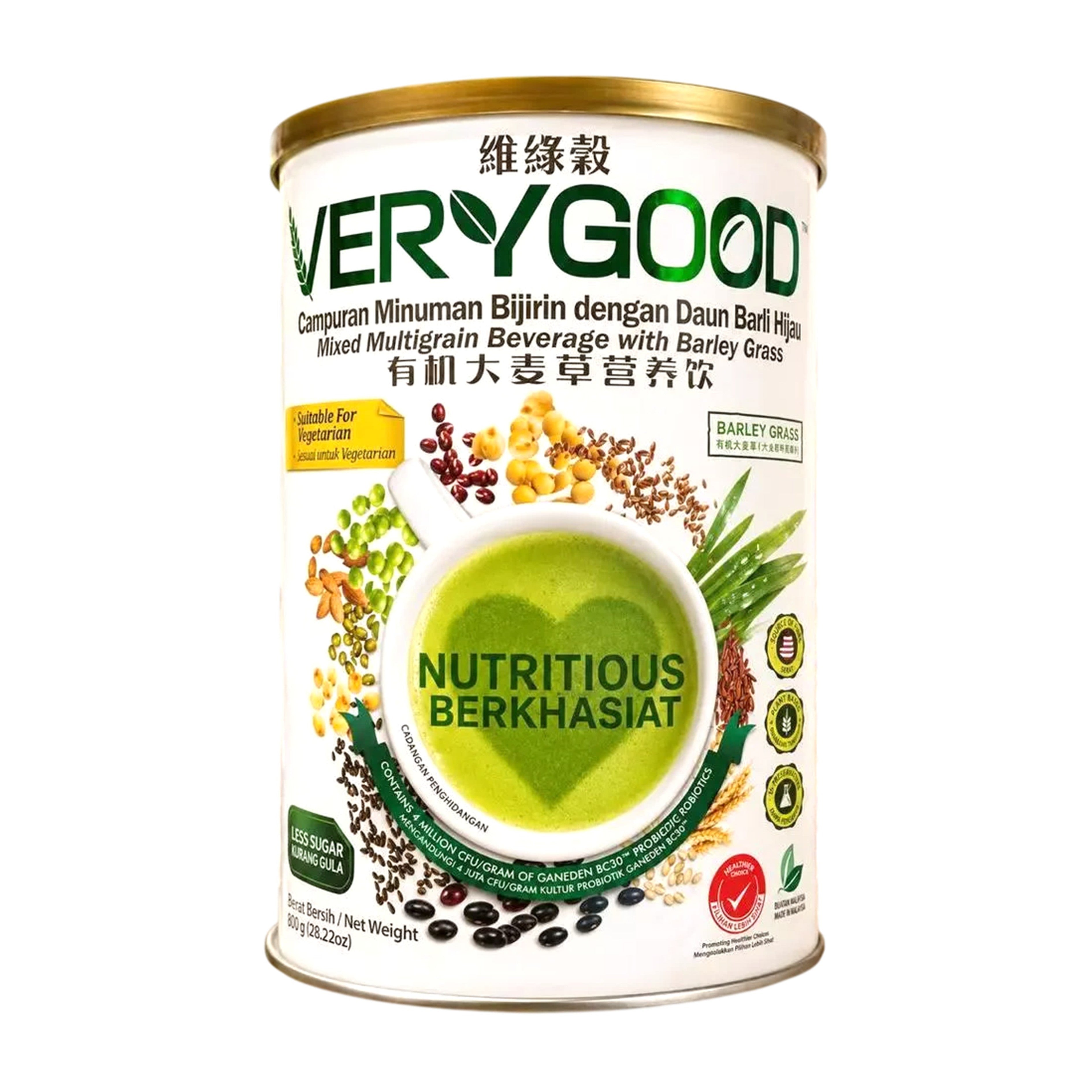 VeryGood Mixed Multigrain Beverage with Barley Grass 800g