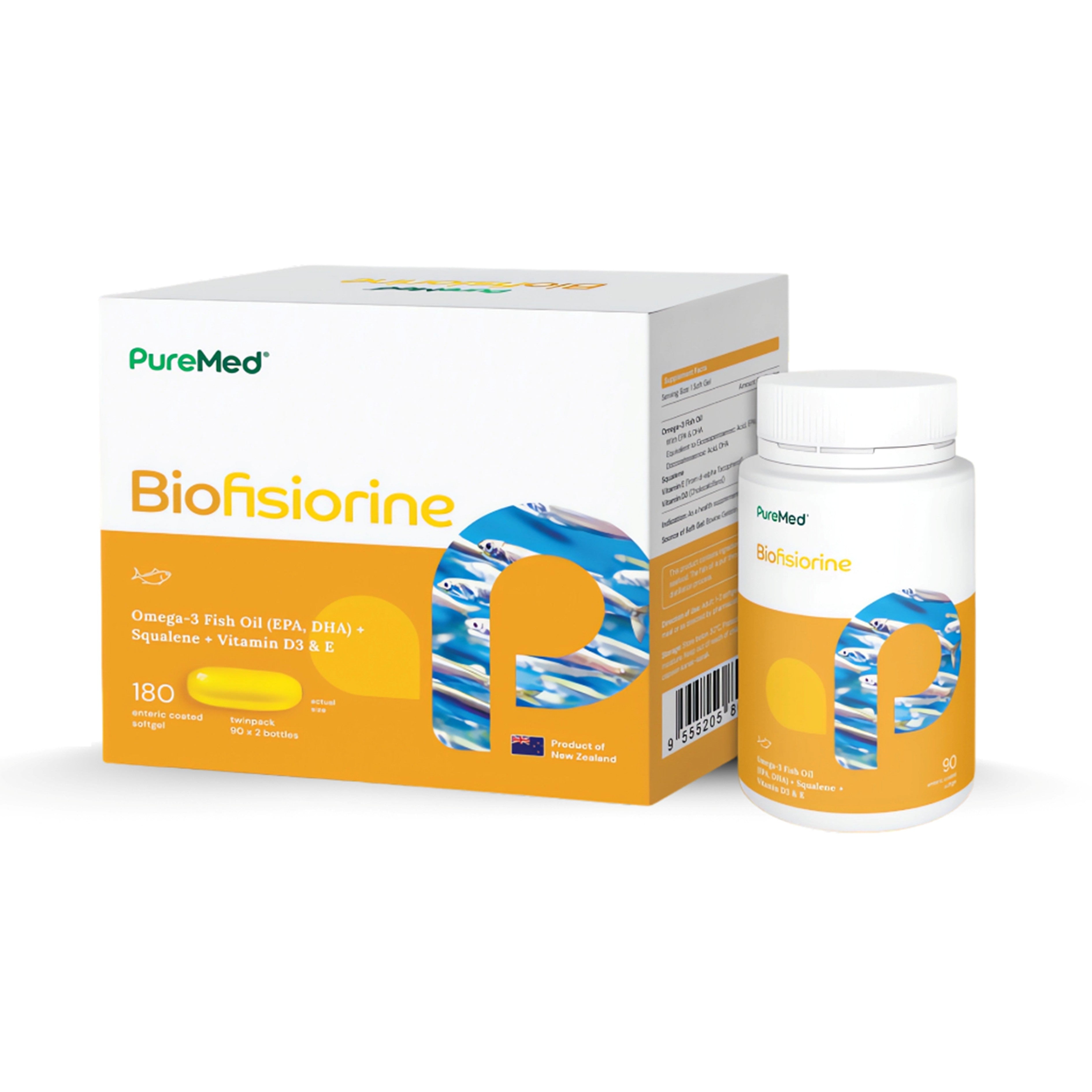 PureMed Biofisiorine Enteric-Coated Softgel 2x90's