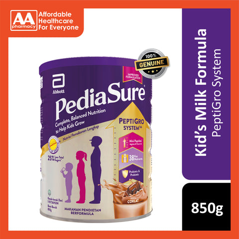 PediaSure Complete, Balanced Nutrition (Chocolate) 850g (For Children 1-10 Years)