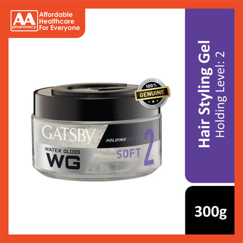 Gatsby Water Gloss Hair Gel (Soft, Holding Level 2) 300g