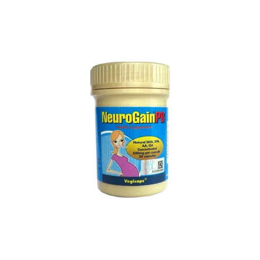 NeuroGain PB (Natural DHA, EPA, AA, OA) 500mg Vegecapsule 30's